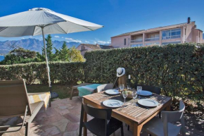 Mare appart avec jardin et bbq vue mer et montagne plage et port à 2 pas